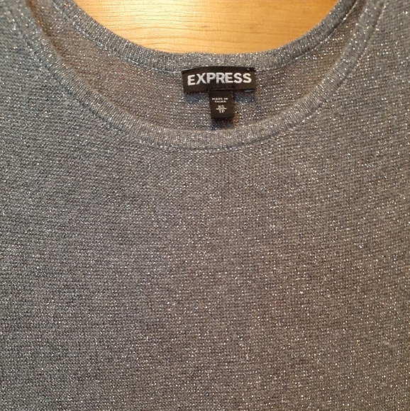 Express Sparkly Long Sleeve Top - Size XS - Picture 2 of 4